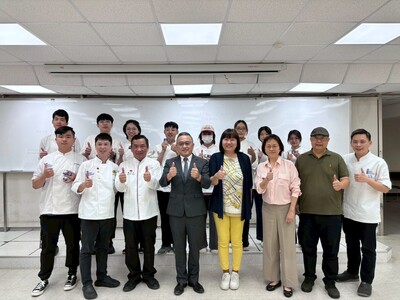 Our school principal, Huang Rongpeng, personally presented badges to all the winning students who won the top three places in ...