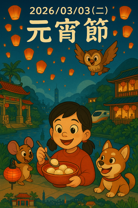 March 3 (Tue.), in 2026, Lantern Festival圖片