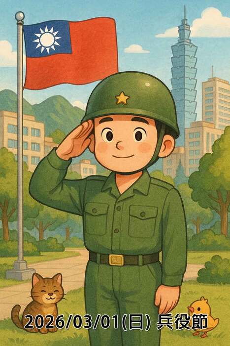 March 1 (Sun.), in 2026, Military Service Day圖片