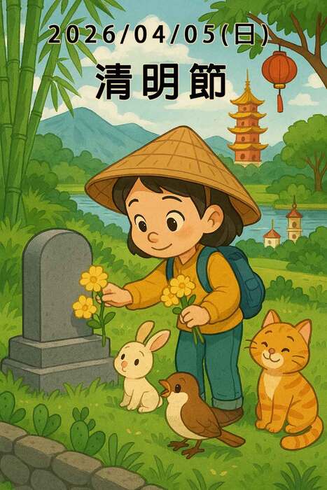 April 5 (Sun.), in 2026, Qingming Festival圖片