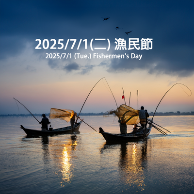 2025/7/1 (Tue.) Fishermen's Day