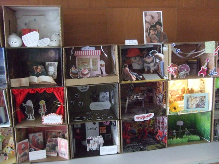 The Exhibition of final learning results of the compulsory course "Language and Culture" ordered by the College of Humanities and Design of our school are carried out‼ ##..~~.~.~.~圖片