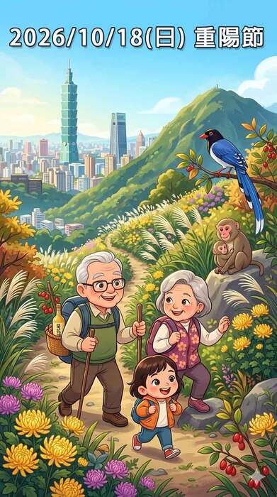 October 18 (Sun.), in 2026 - Double Ninth Festival圖片