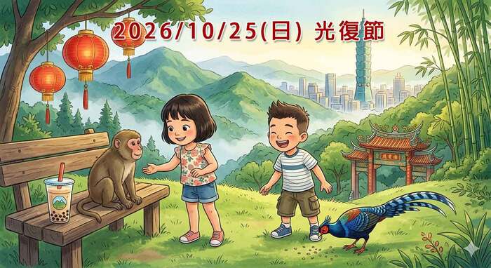 October 25 (Sun.), in 2026 - Retrocession Day圖片