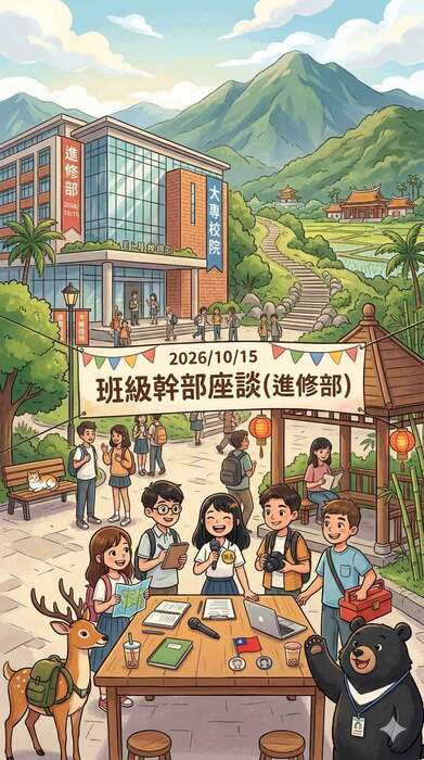 October 15, in 2026, Class Officer Meeting (Continuing Education Department)圖片