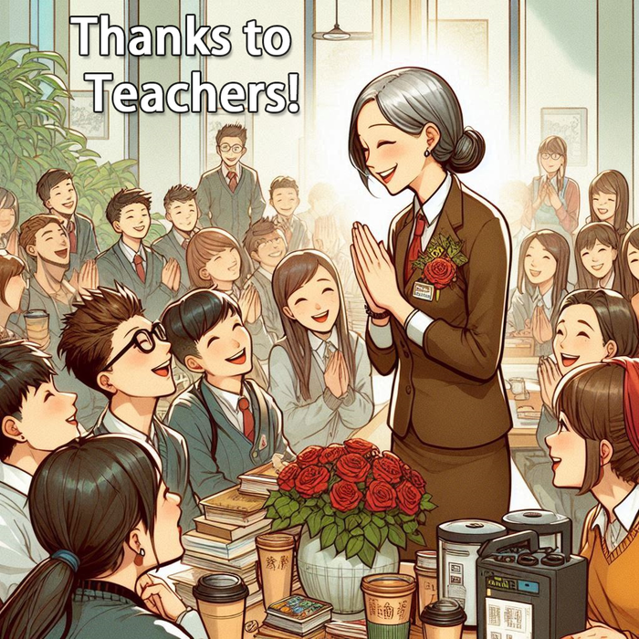 2024/9/28(Sat.) Teachers’ Day, teachers have worked hard, and We wish you a happy Teachers’ Day!