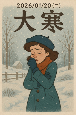 January 20 (Tuesday), in 2026, Great Cold.