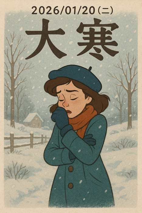 January 20 (Tuesday), in 2026, Great Cold.圖片