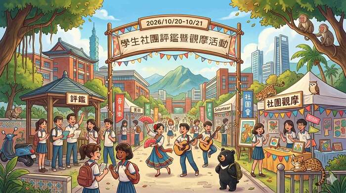 Student Club Evaluation and Observation Activity, October 20-21, in 2026圖片