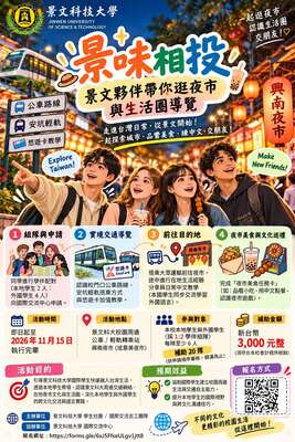 International Cooperation & Cross-Strait Exchanges Center, JUST ##..~~.~..~.~~