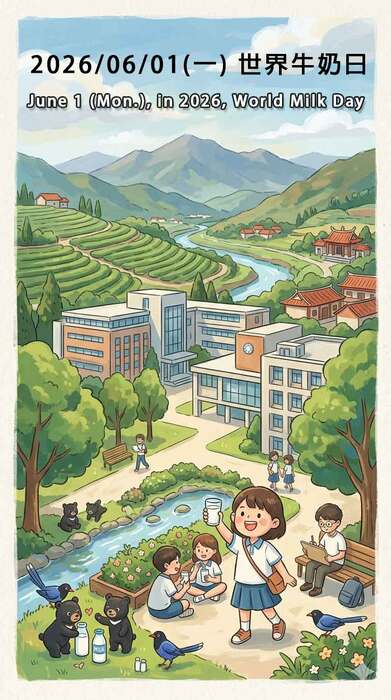 June 1 (Mon.), in 2026, World Milk Day圖片