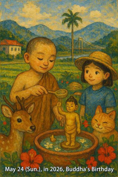 May 24 (Sun.), in 2026, Buddha's Birthday圖片