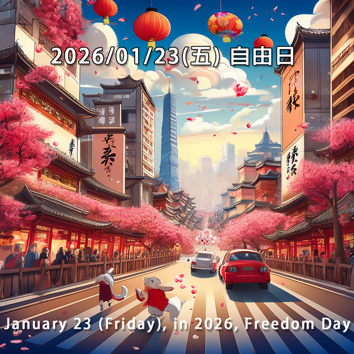 January 23 (Friday), in 2026, Freedom Day圖片