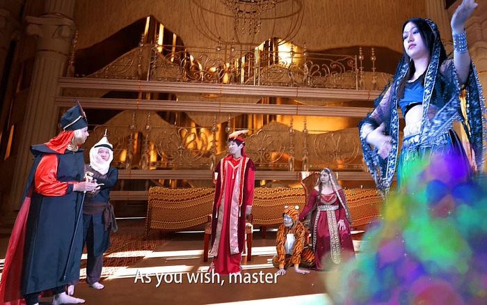 JUST's Department of Applied Foreign Languages ​​Collaborates with AI Technology to Create a Hollywood-Level "Aladdin" Graduation Performance (20260413)圖片