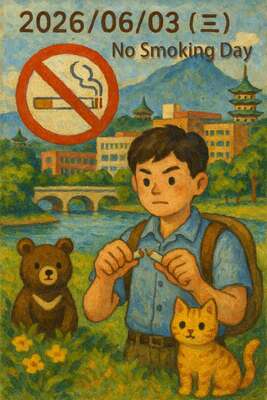 June 3 (Wed.), in 2026, No Smoking Day.