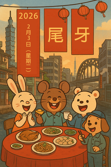 February 3 (Tue.), in 2026, Year-End Banquet.圖片