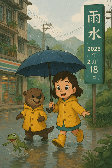 February 18 (Wed.), in 2026, Rain Water.圖片