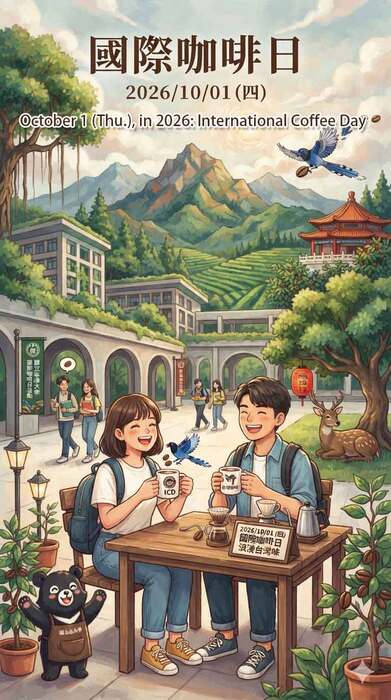 October 1 (Thu.), in 2026: International Coffee Day, International Day of Older Persons, and the traditional 