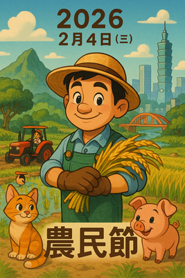 February 4 (Wed.), in 2026, Farmers' Day.