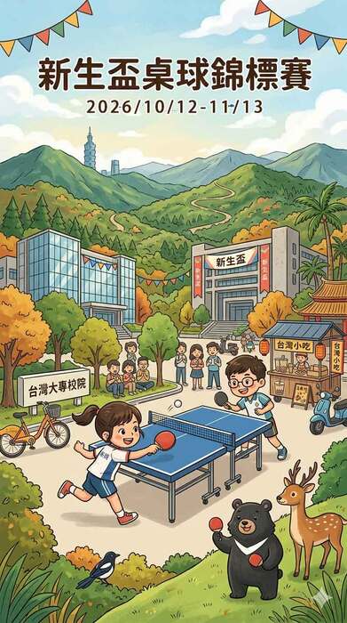 2026/10/12-11/13 Freshman Cup Table Tennis Championship圖片