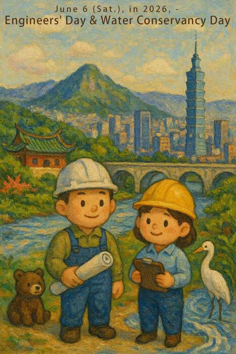 June 6 (Sat.), in 2026, - Engineers' Day & Water Conservancy Day圖片